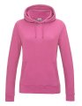 Dames Hoodie College AWDis JH001F Candyfloss Pink
